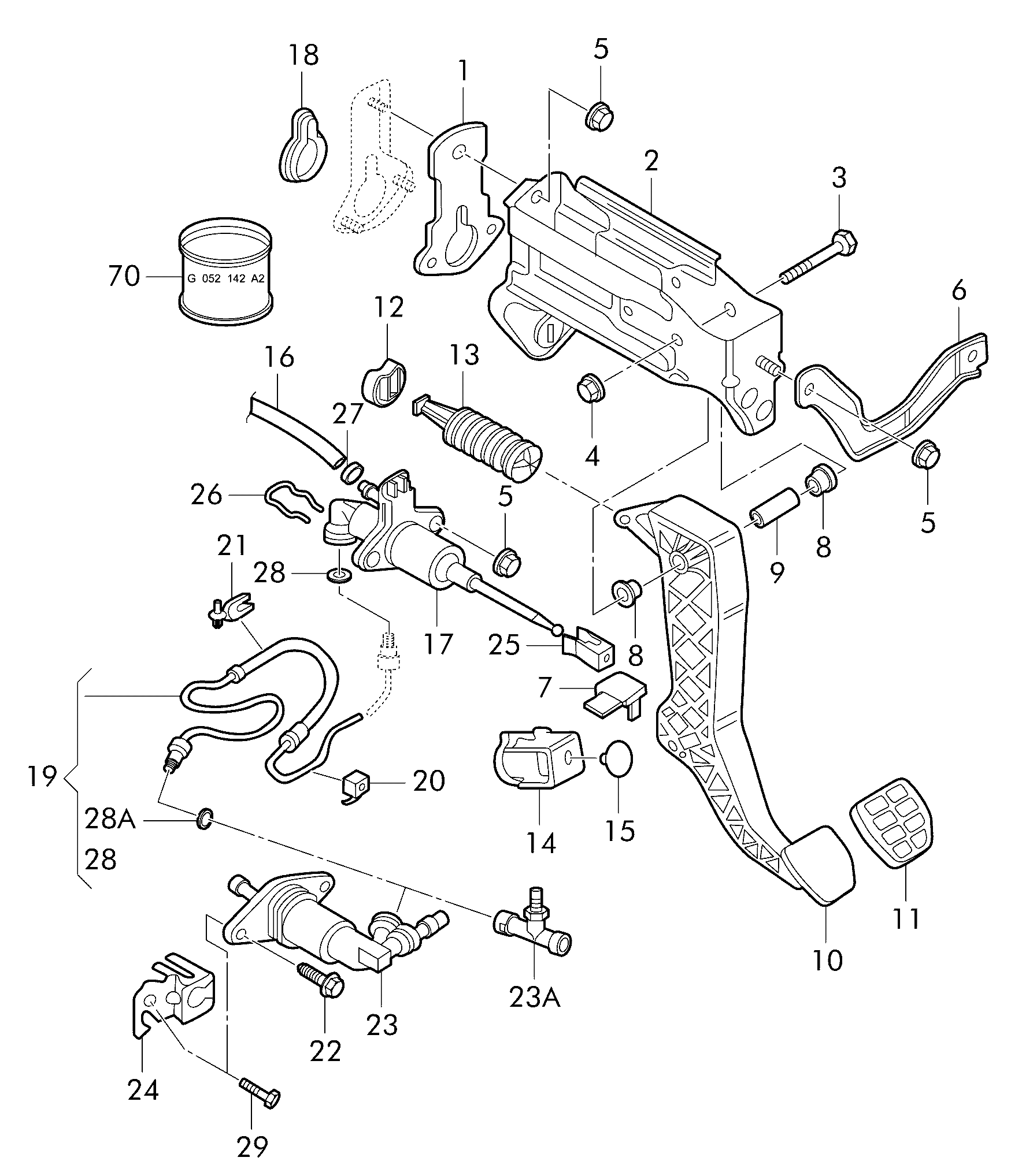 VAG 1J1 721 388 A - Pääsylinteri, kytkin onlydrive.pro