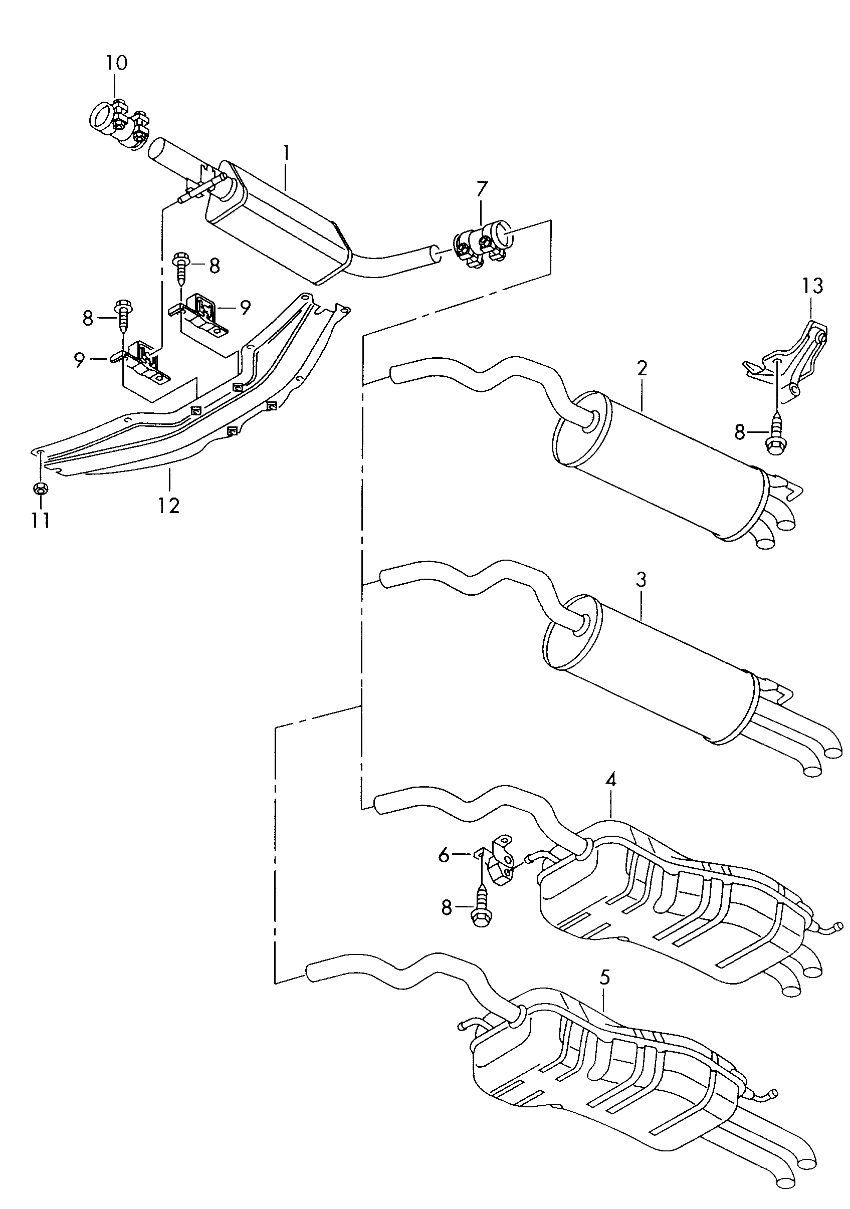 Seat 1J0253144E - Holding Bracket, silencer onlydrive.pro