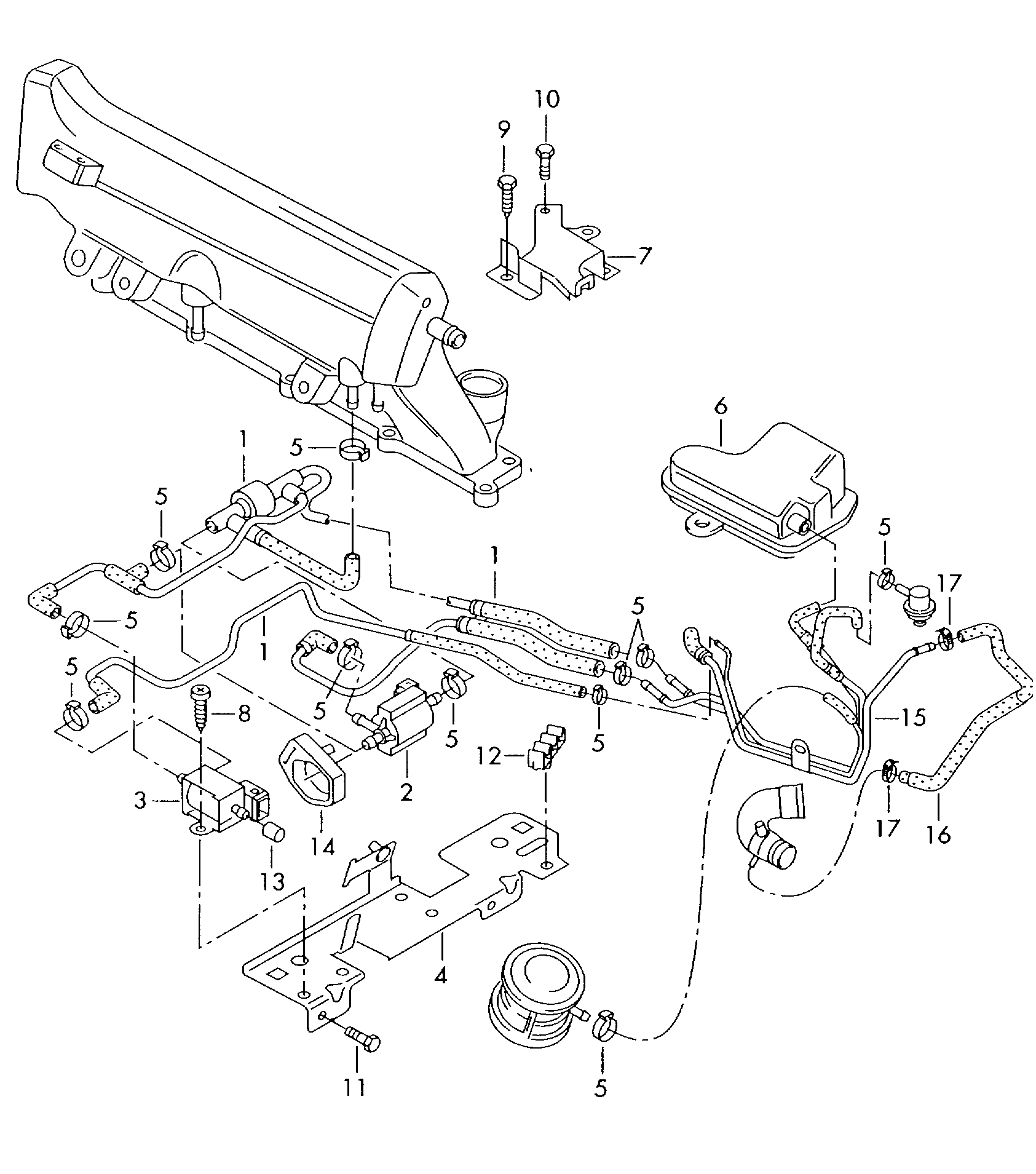 VAG 078906283A - Valve, secondary air intake suction onlydrive.pro