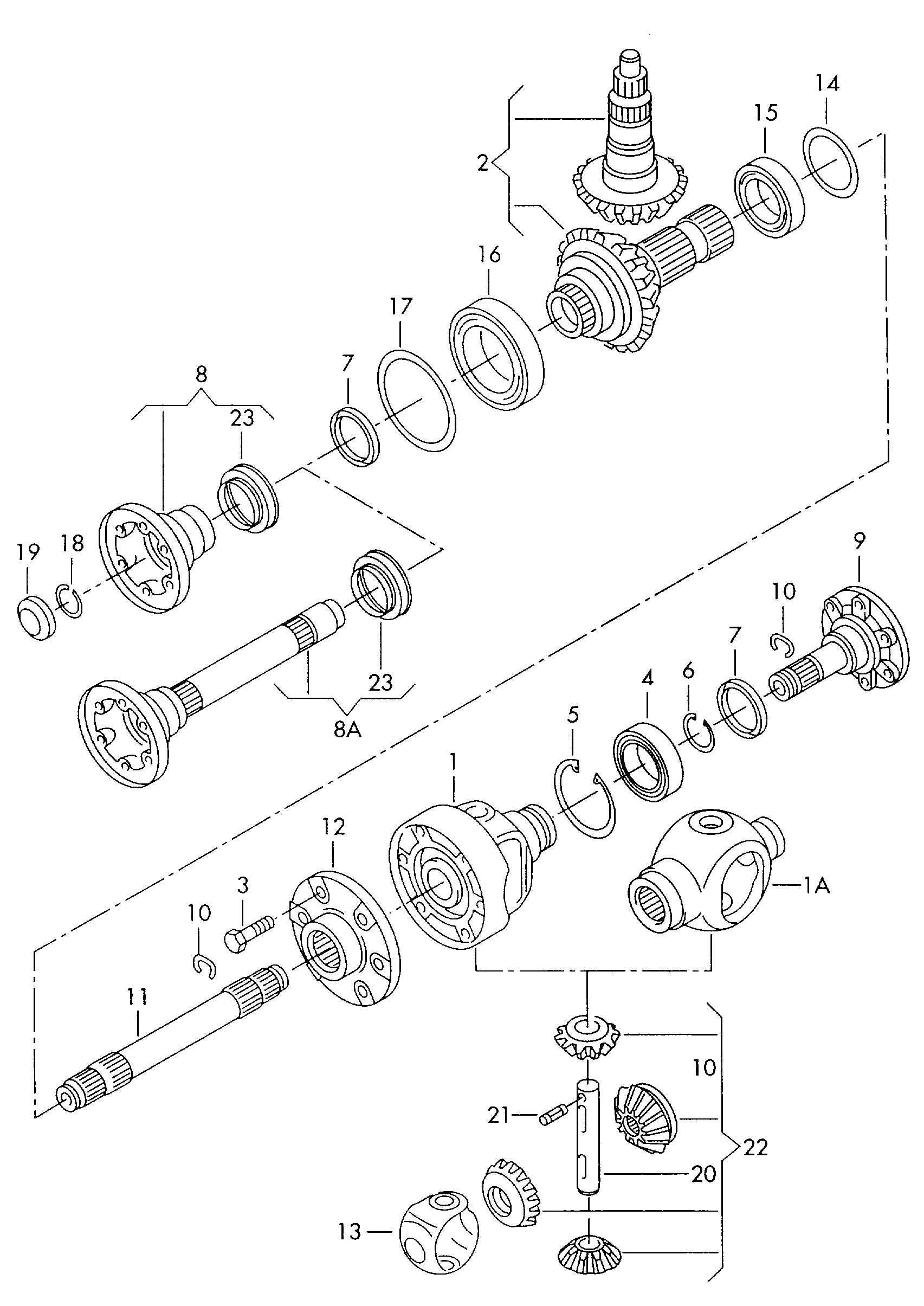 VAG 02D 525 193 - Bearing, manual transmission onlydrive.pro