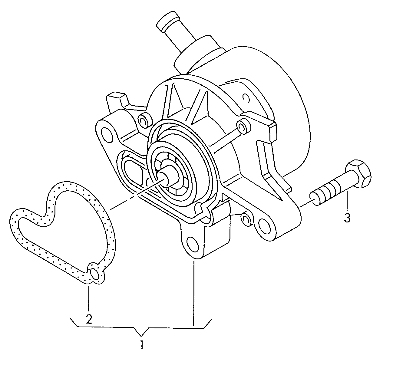 VW 038 145 101 B - Vakuumo siurblys, stabdžių sistema onlydrive.pro