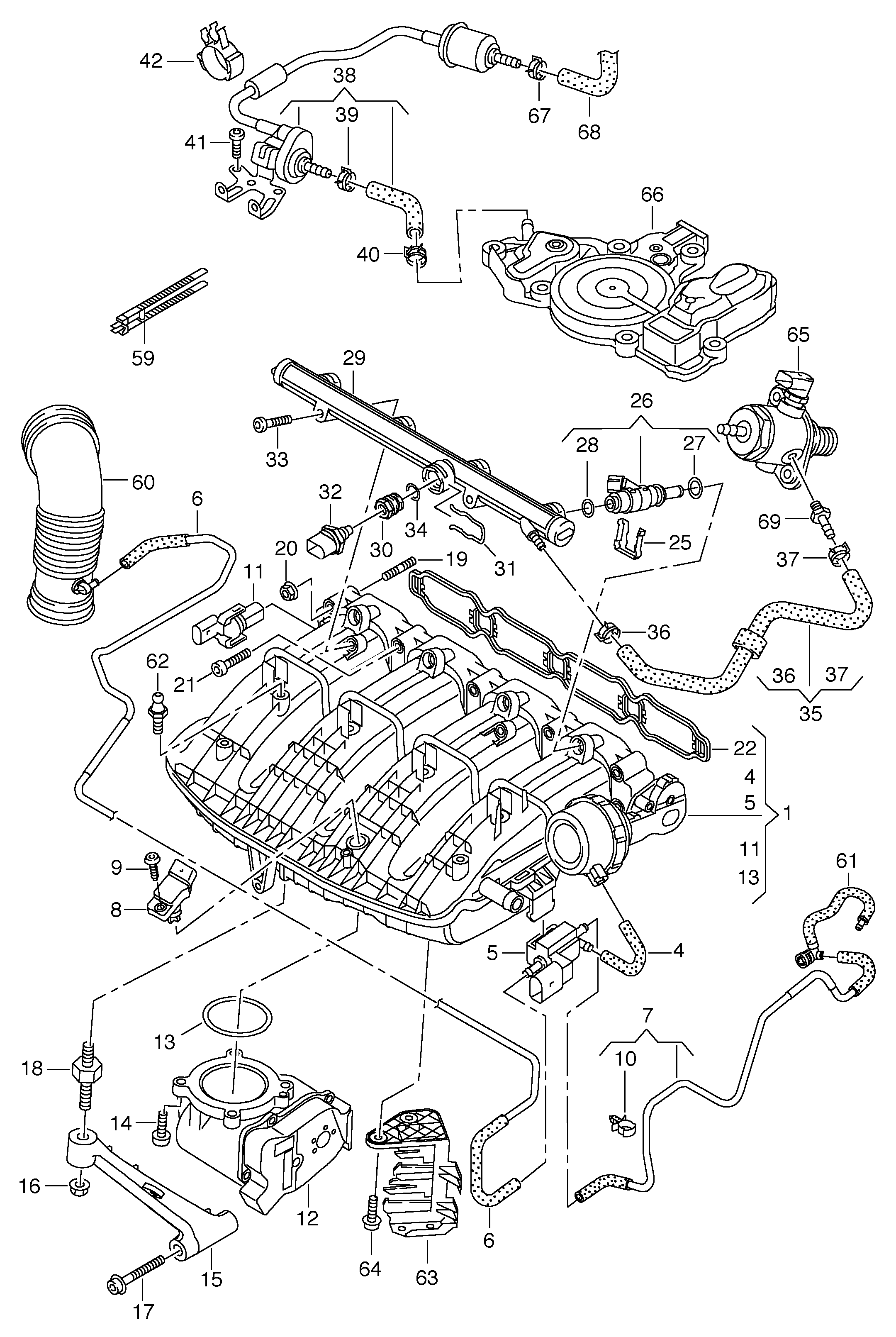 Skoda 038 906 051R - Sensor, boost pressure onlydrive.pro