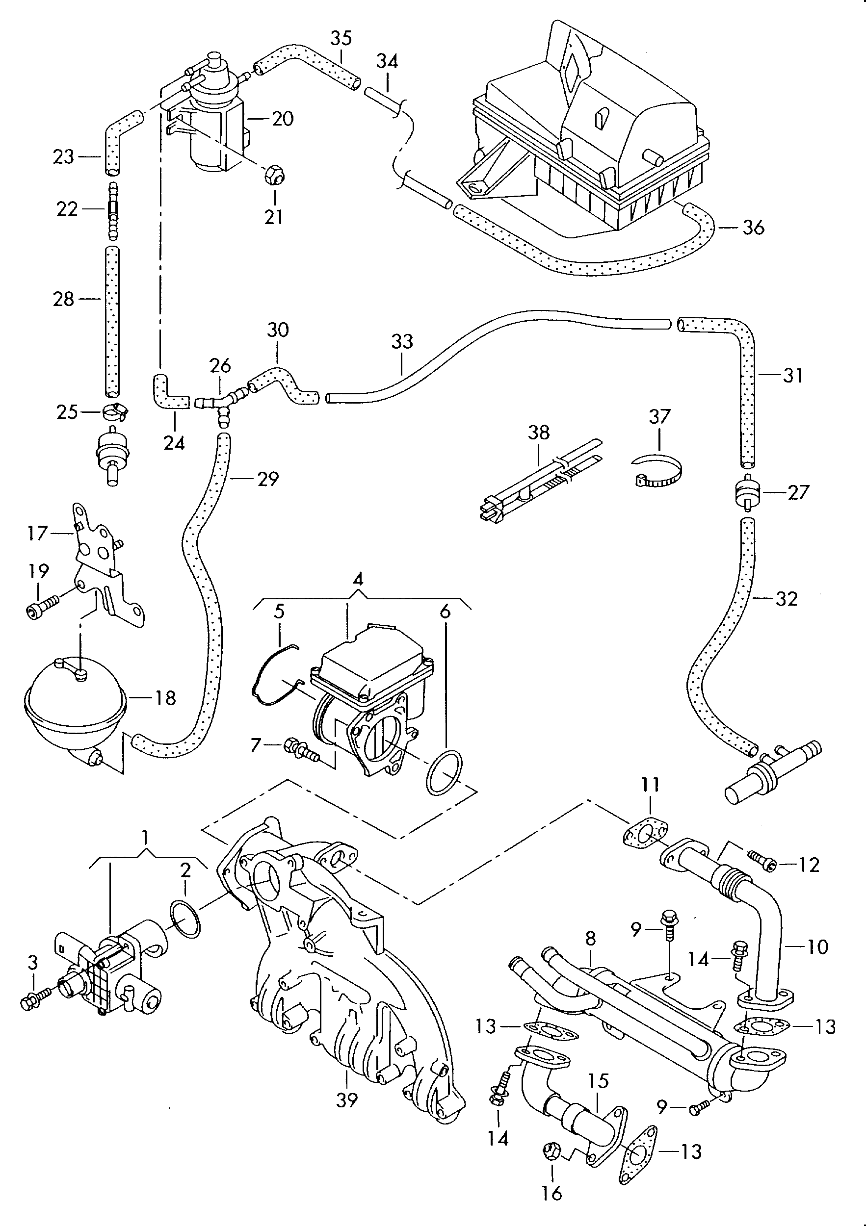 Seat 03G 128 063 J - Drosselklapihoob onlydrive.pro