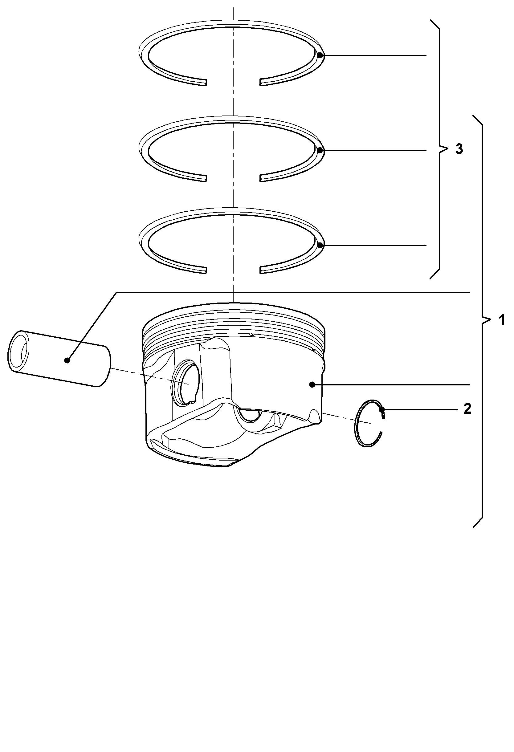 VAG 06D198151B - Piston Ring Kit onlydrive.pro