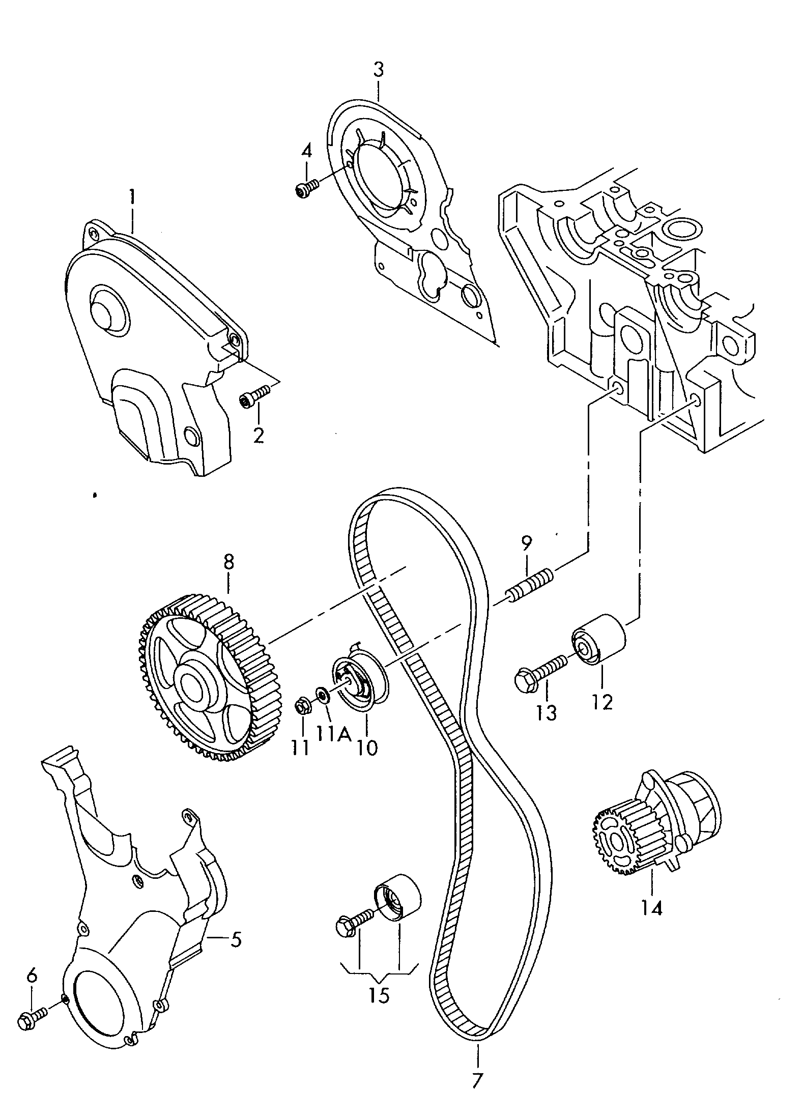 VAG N  0150833 - Parazīt / Vadrullītis, Zobsiksna onlydrive.pro