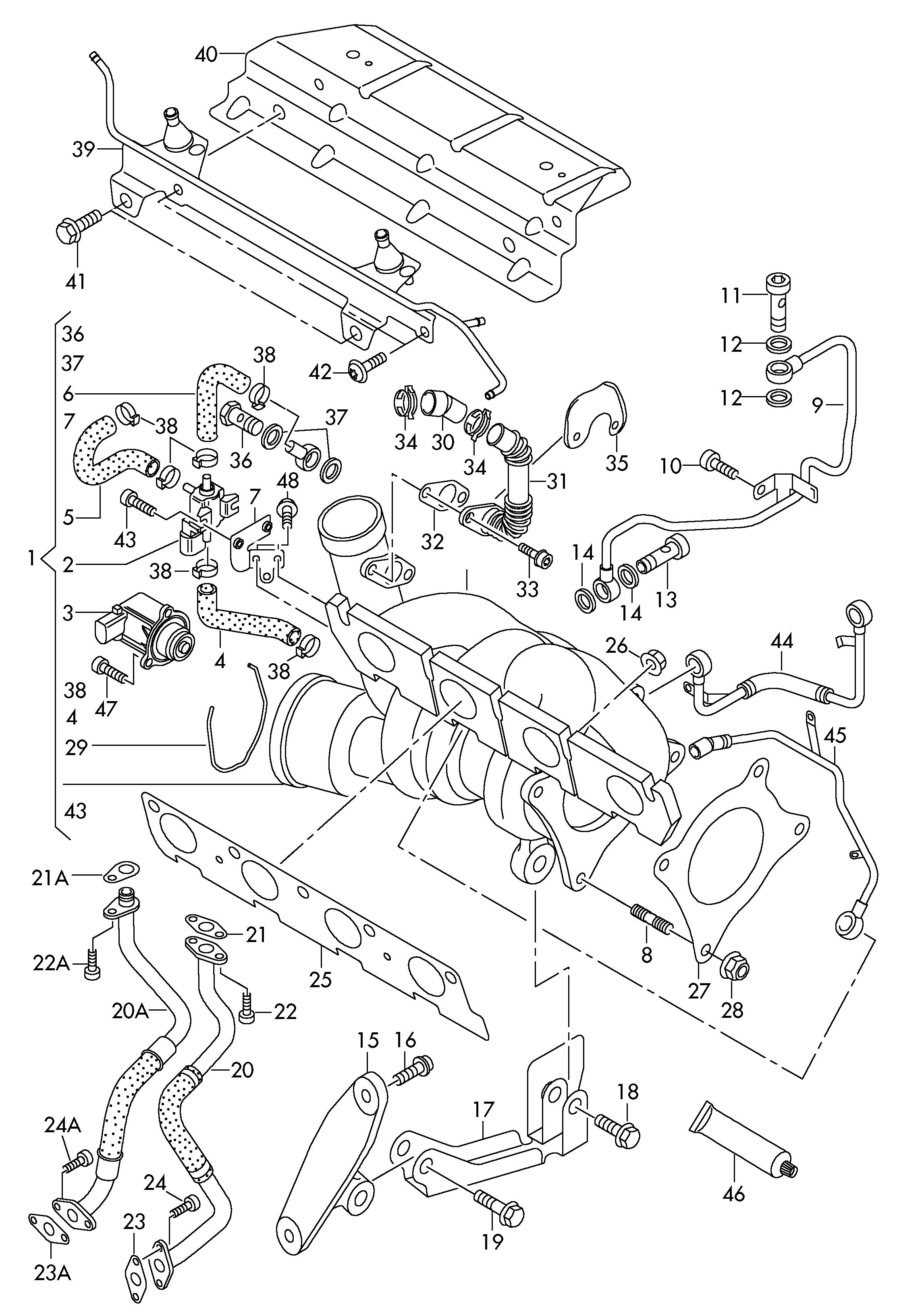 Skoda 06F145701G - Siipipyörä-runkoyksikkö, ahdin onlydrive.pro