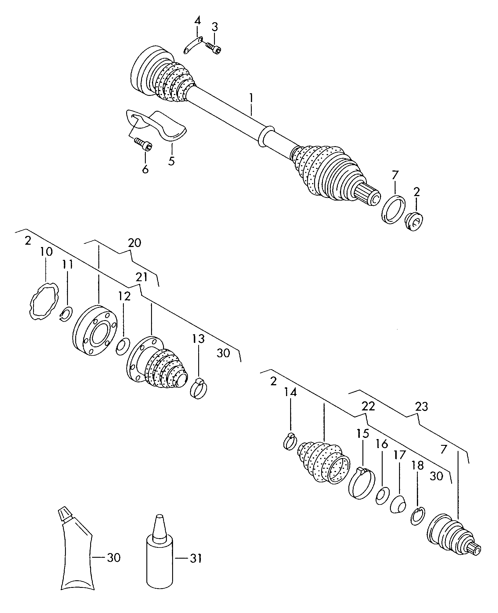 Seat 6Q0498201B - Bellow, drive shaft onlydrive.pro