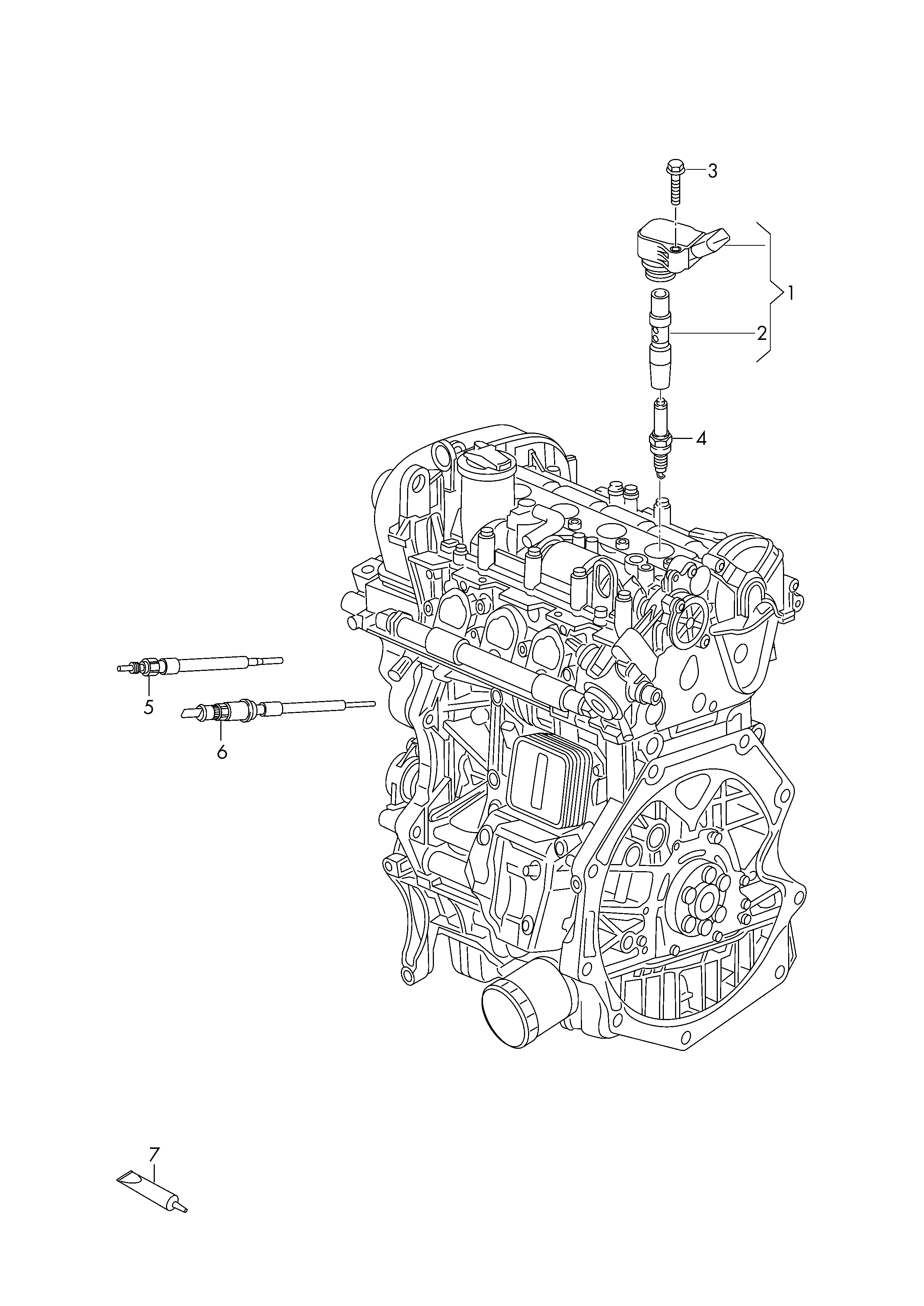 Seat 04C 905 110 D - Ritė, uždegimas onlydrive.pro