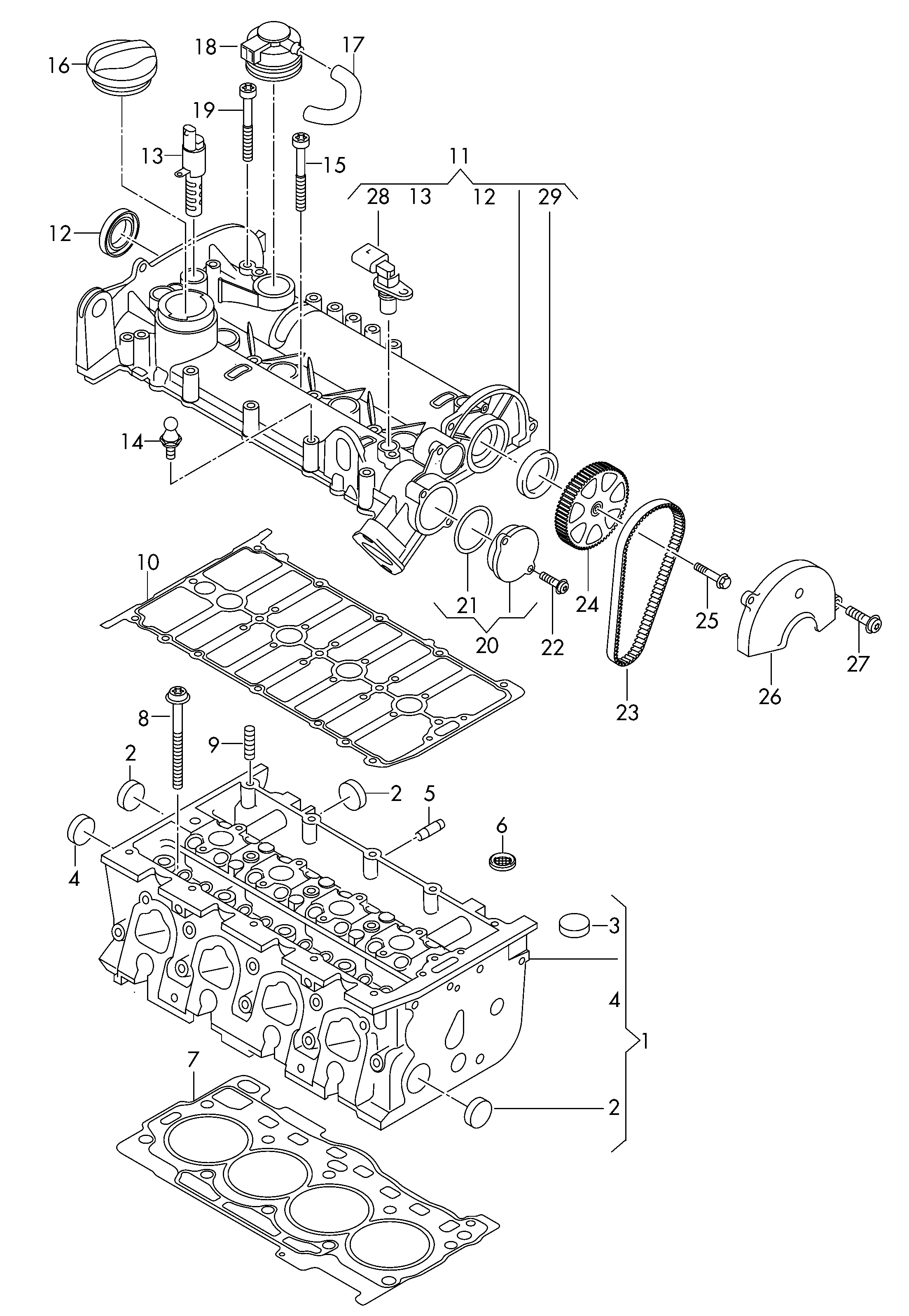 VW 04E 103 085 - Shaft Seal, camshaft onlydrive.pro