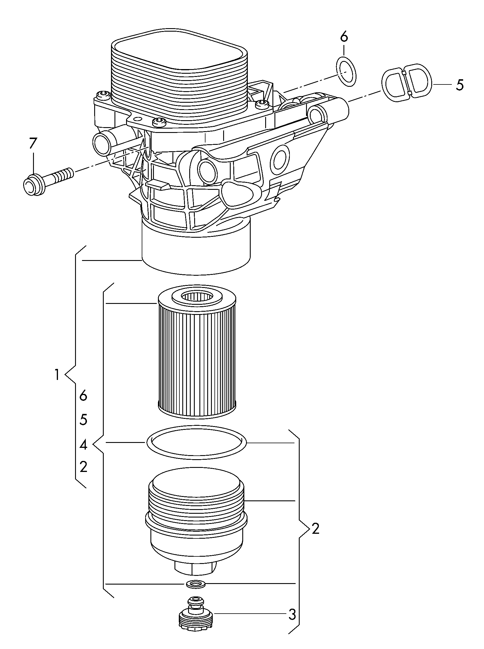 VW 03N 115 441 - Seal, oil filter housing onlydrive.pro