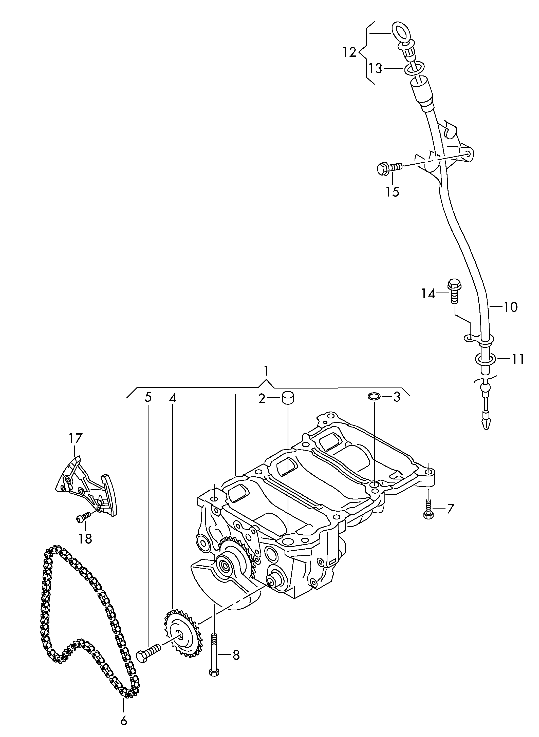 Seat 03P 115 121 B - Gear, oil pump onlydrive.pro