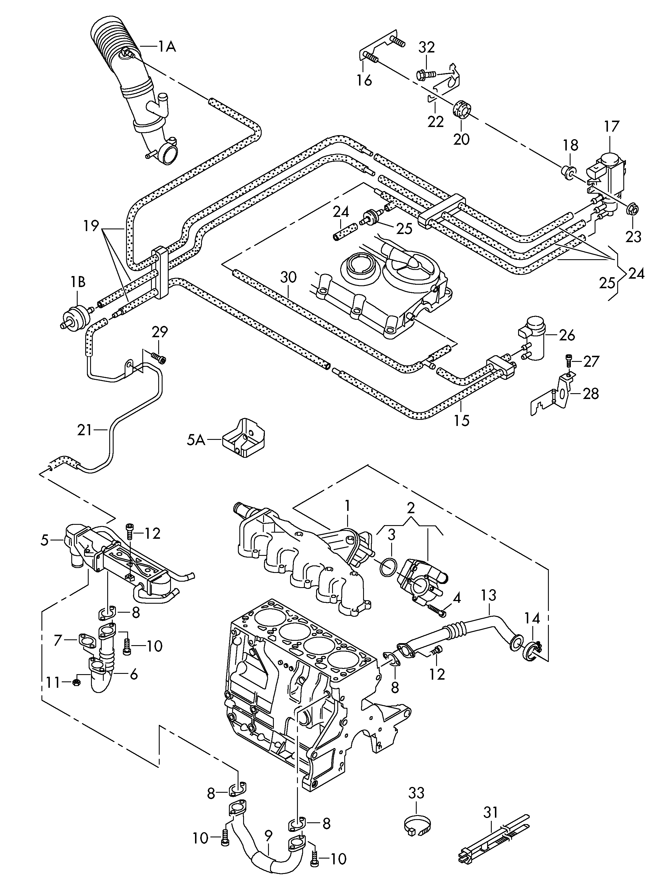 VW 04L 131 547S - Blīve, Izplūdes gāzu recirkulācijas vārsts onlydrive.pro