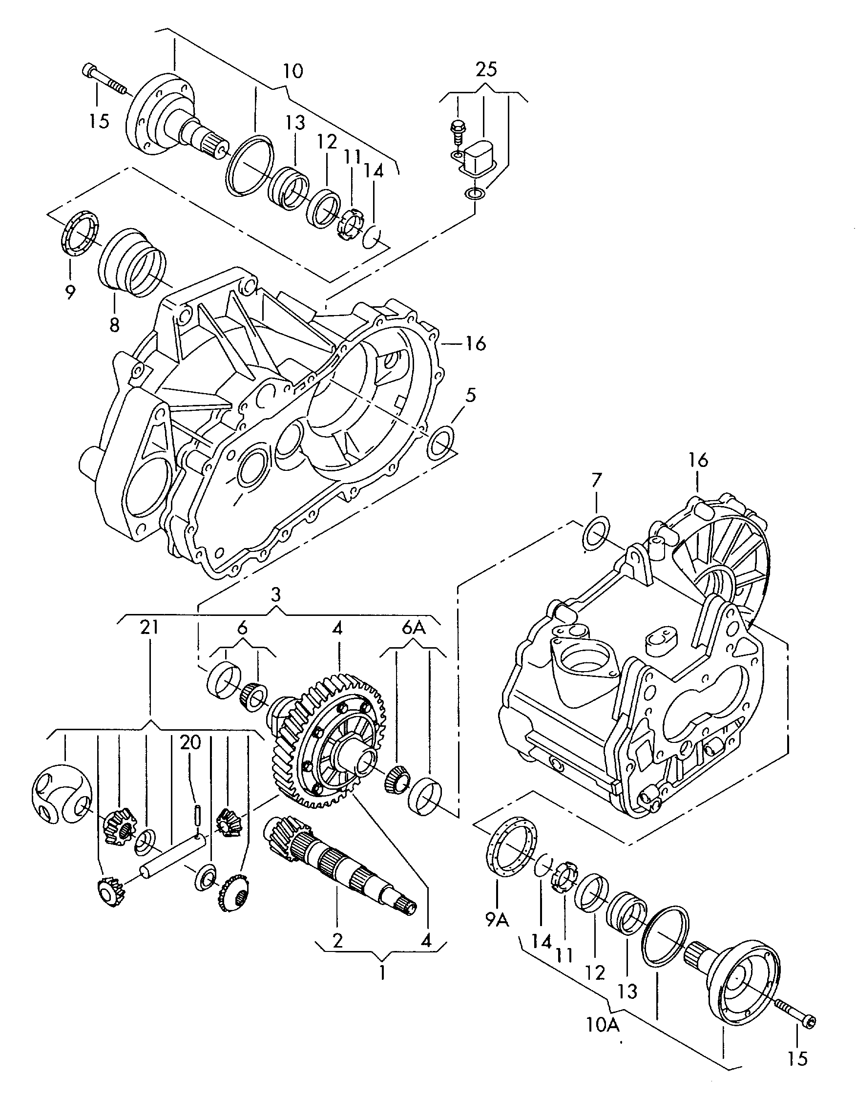 Seat 02T409343 - Shaft Seal, differential onlydrive.pro