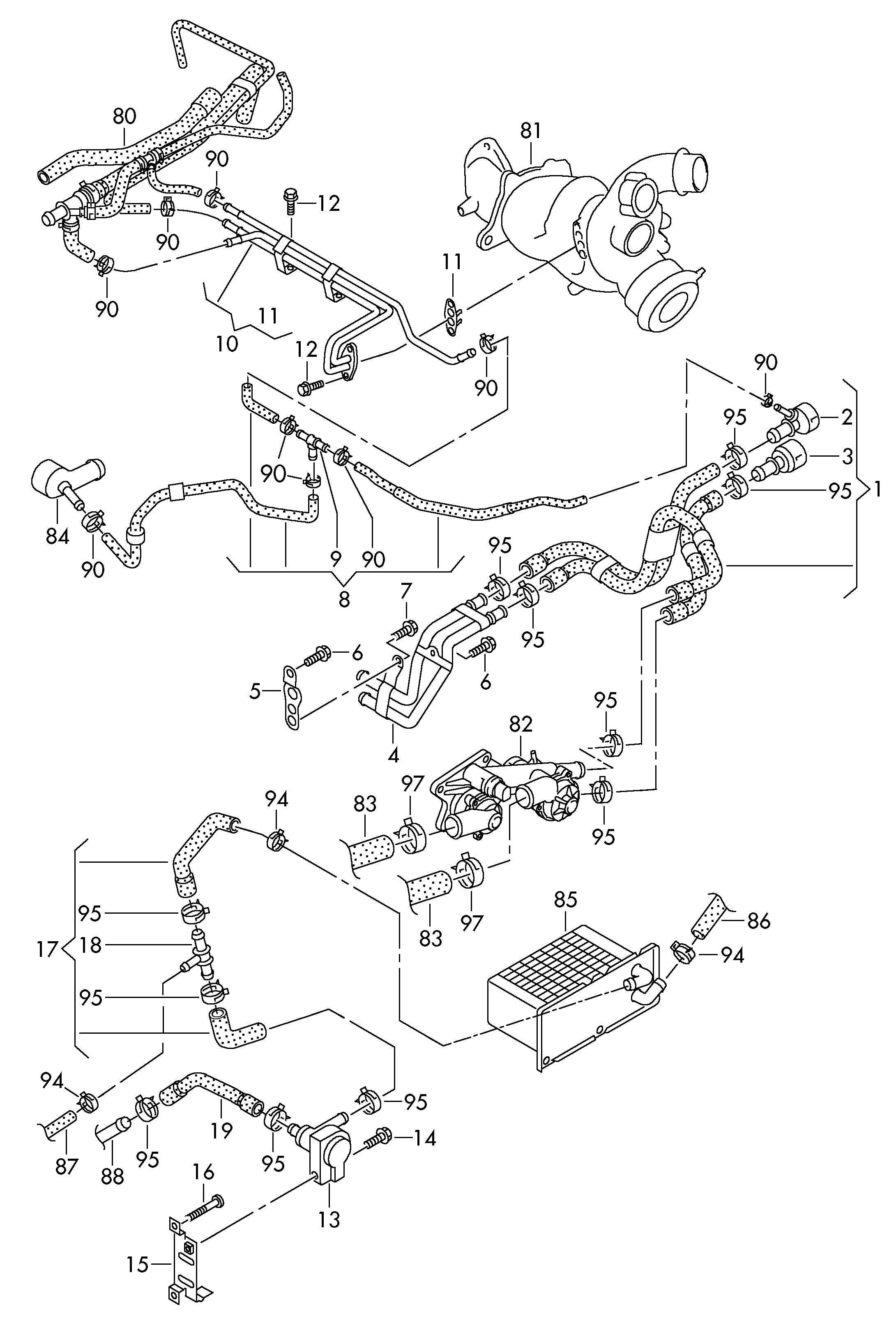 Seat 03F121687 - Gasket, charger onlydrive.pro