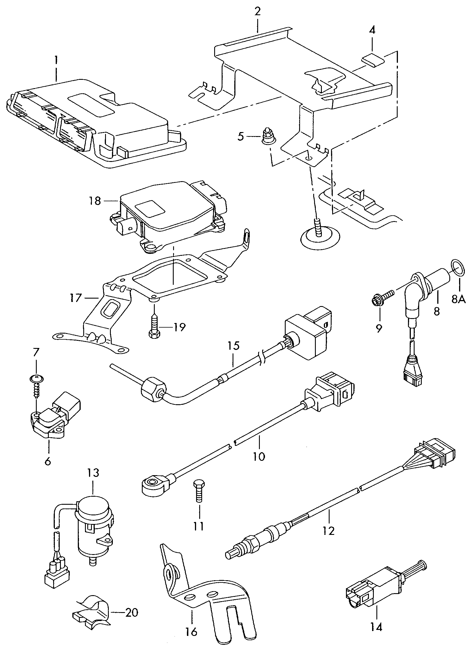 VAG 06A905377A - Knock Sensor onlydrive.pro