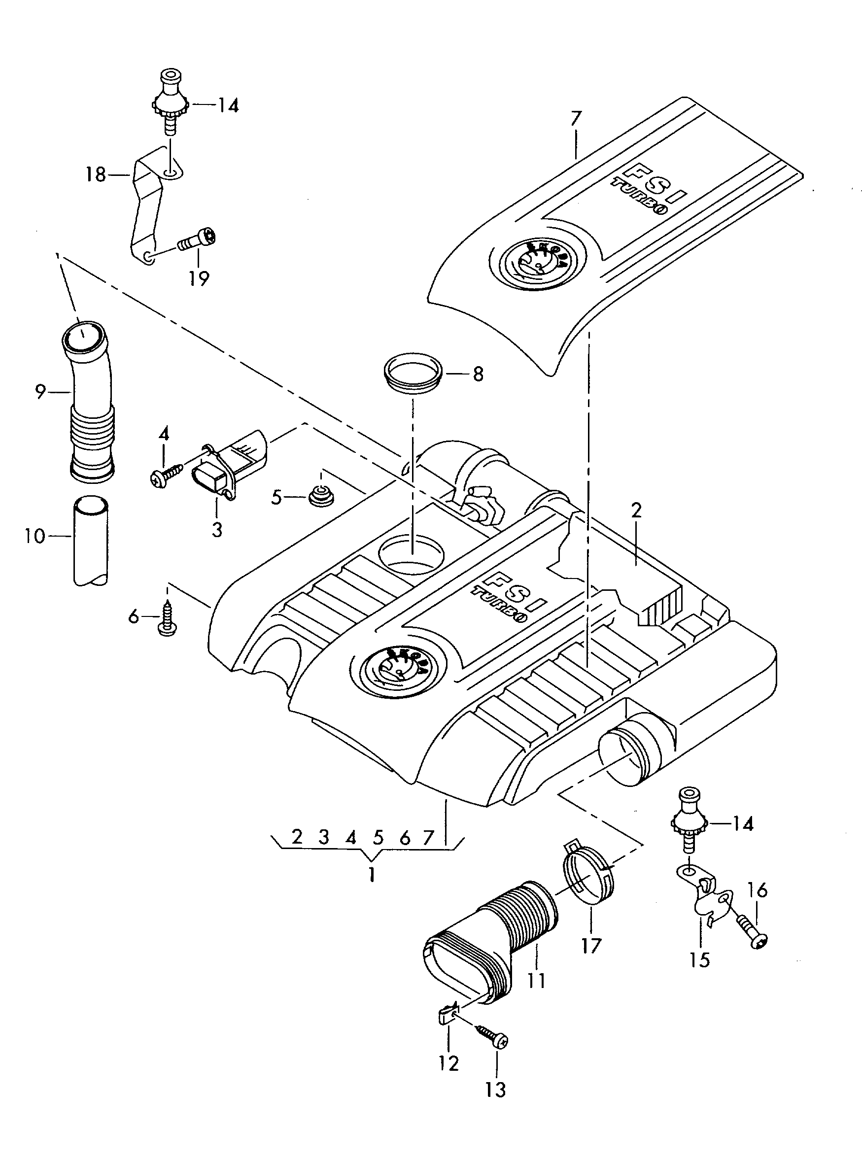 VAG 06F906461A - Air Mass Sensor onlydrive.pro