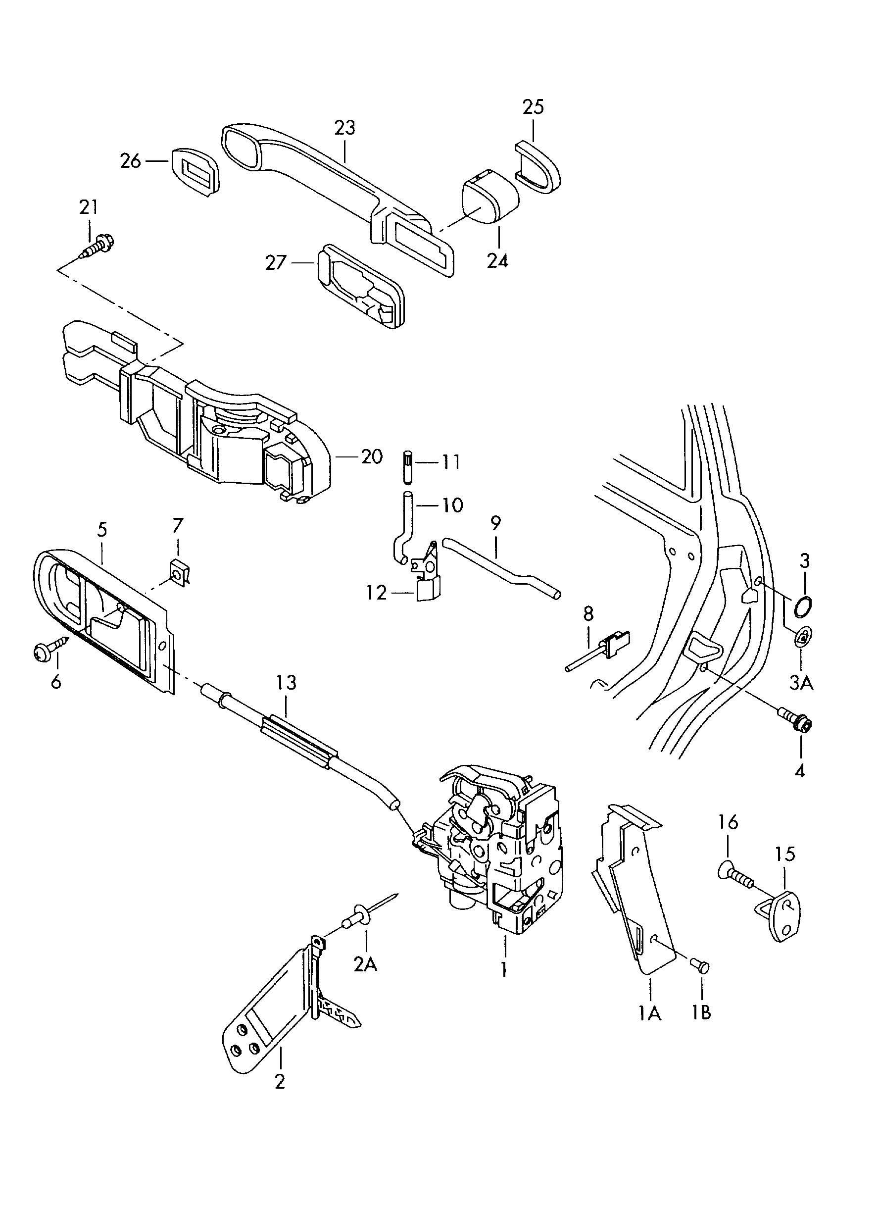 Seat 3B4839015AJ - Ovilukko onlydrive.pro