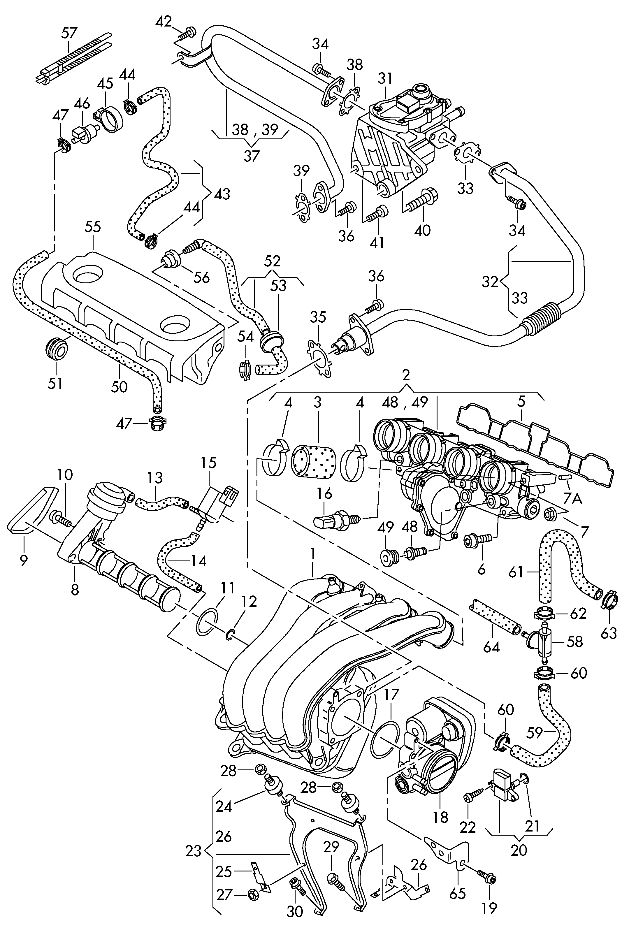 Seat 06D133517B - Valve, activated carbon filter onlydrive.pro