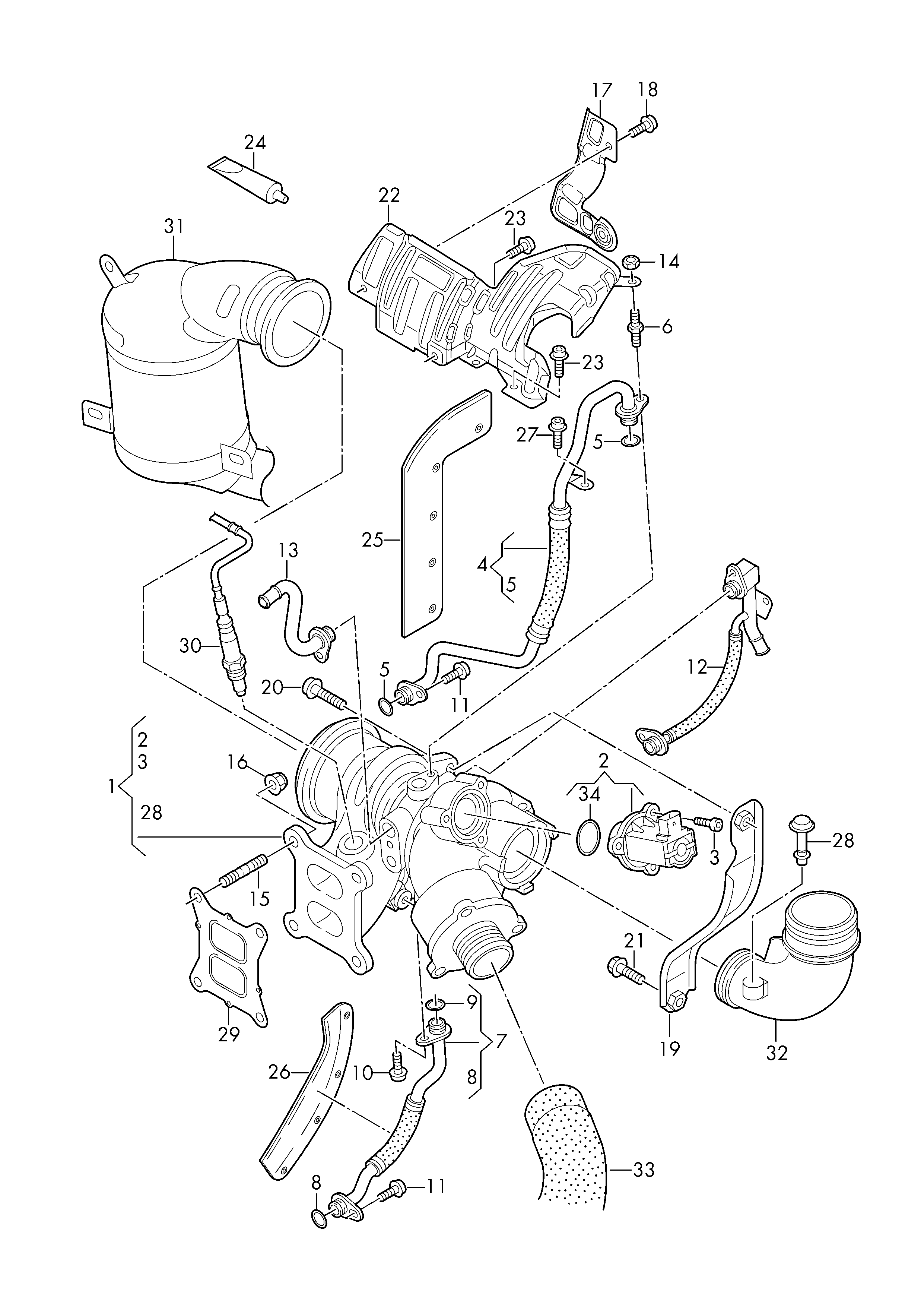 Skoda 06L 253 039 - Прокладка, выпускной коллектор onlydrive.pro