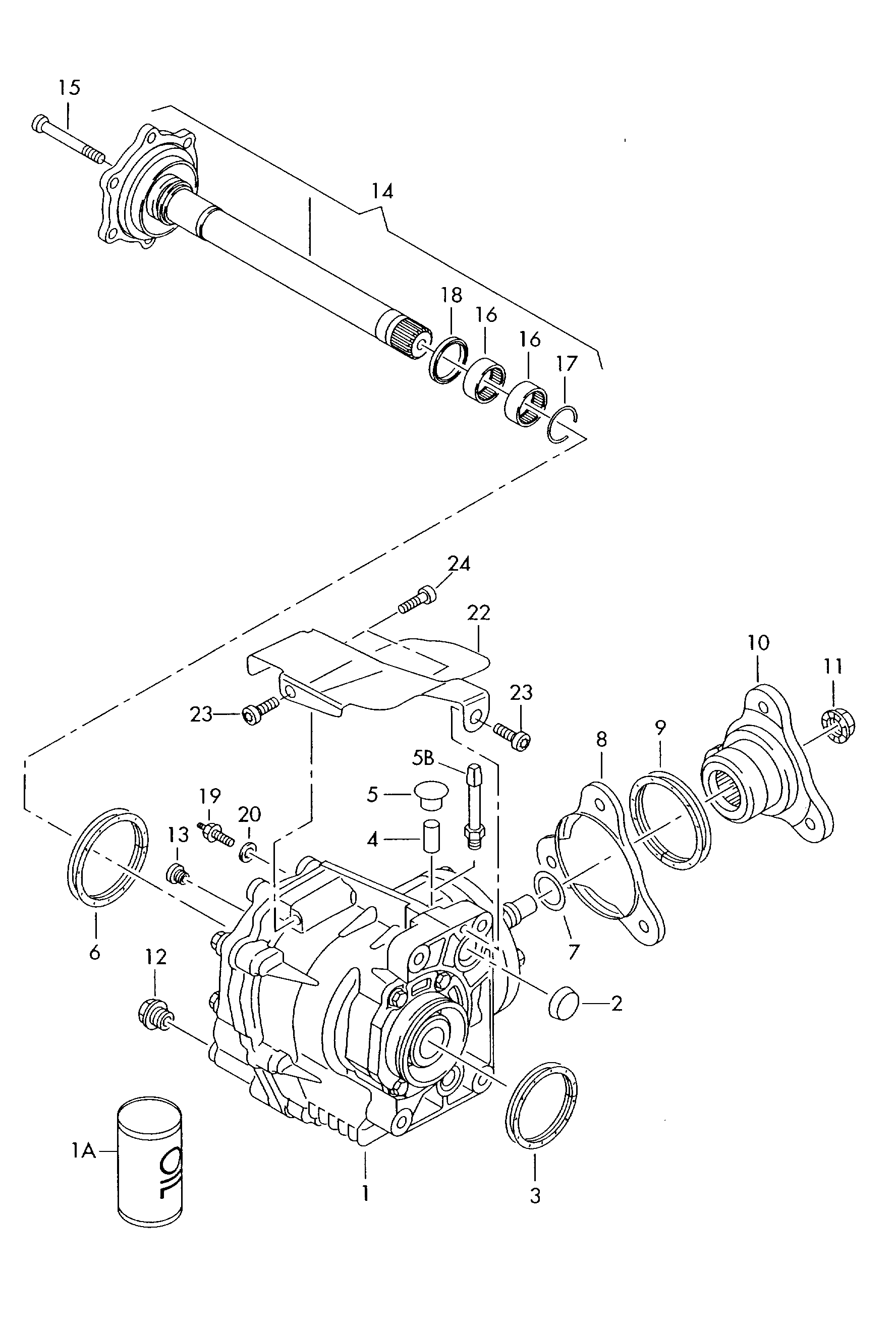 Skoda 02D525596B - Shaft Seal, differential onlydrive.pro