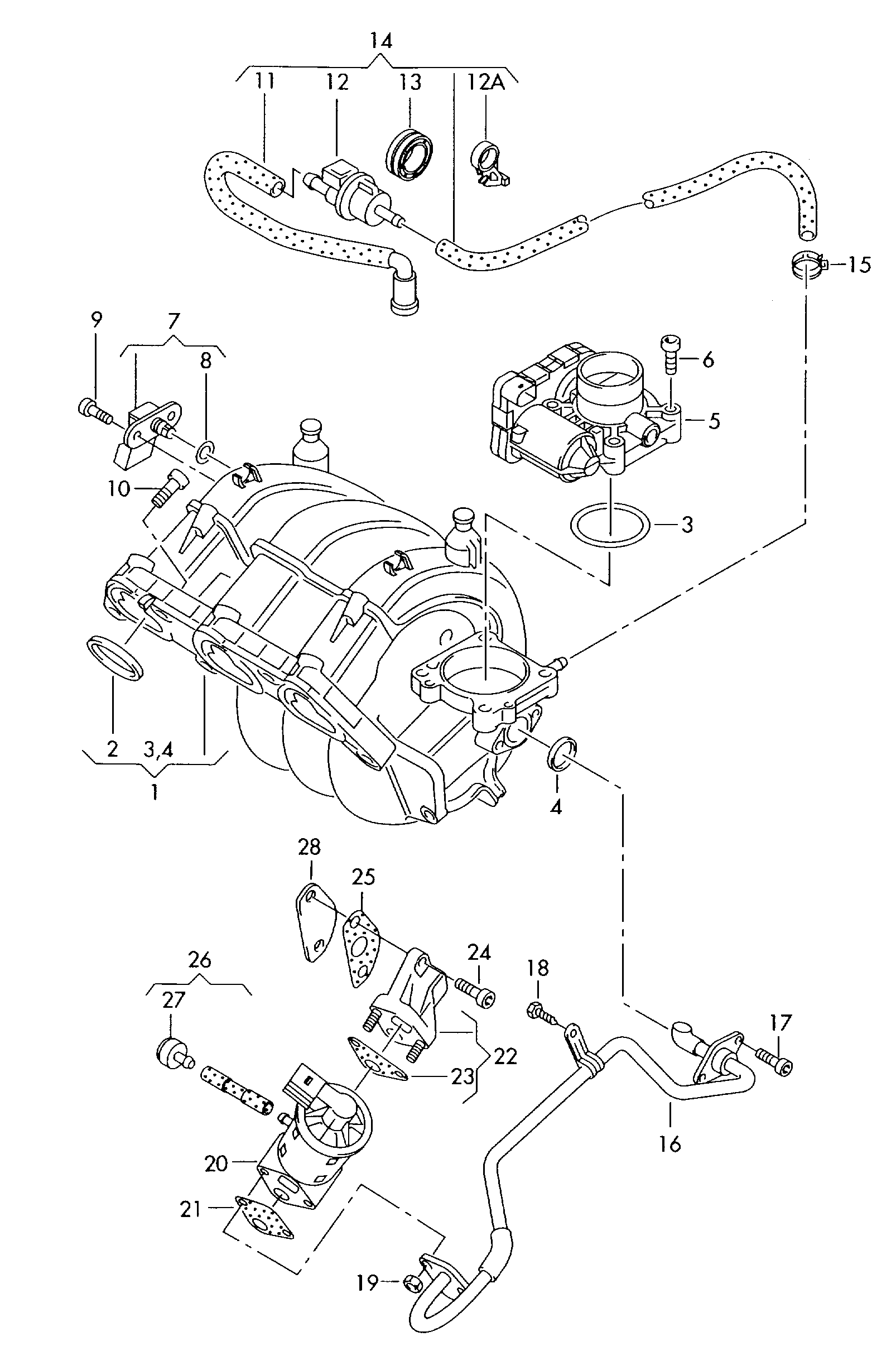 VW 03C 133 062 B - Throttle body onlydrive.pro