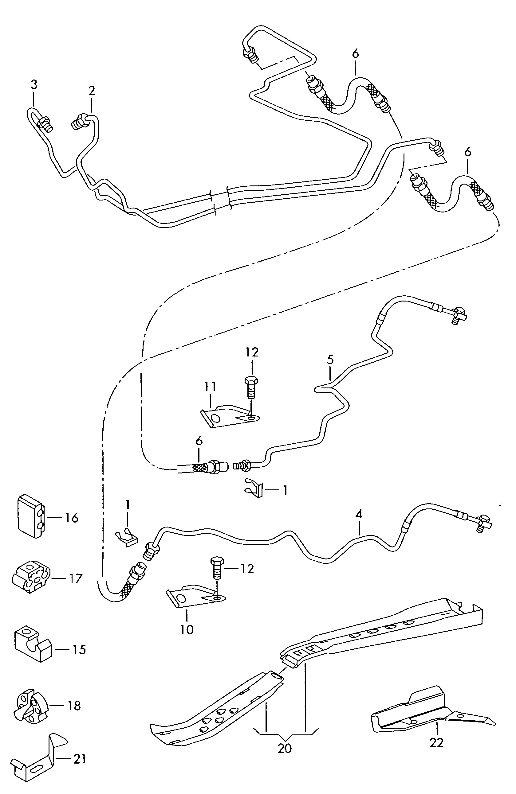 Seat 1J0611764L - Bremžu šļūtene onlydrive.pro