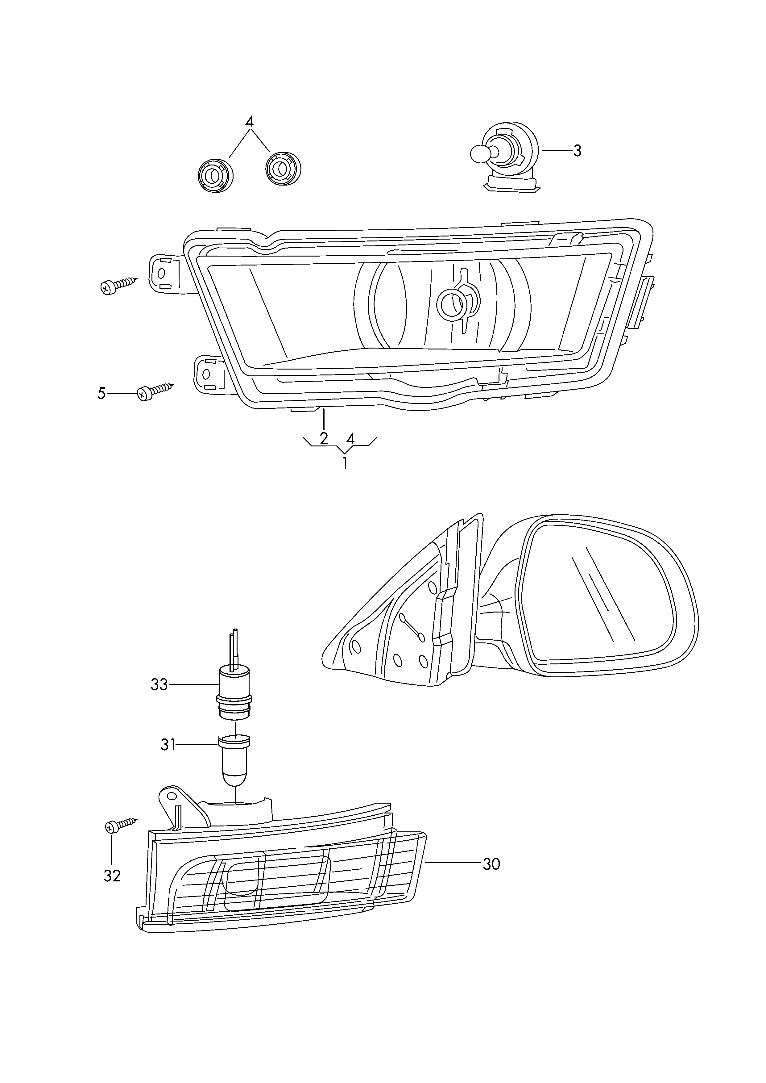 VAG 161949111 - Фонарь указателя поворота onlydrive.pro