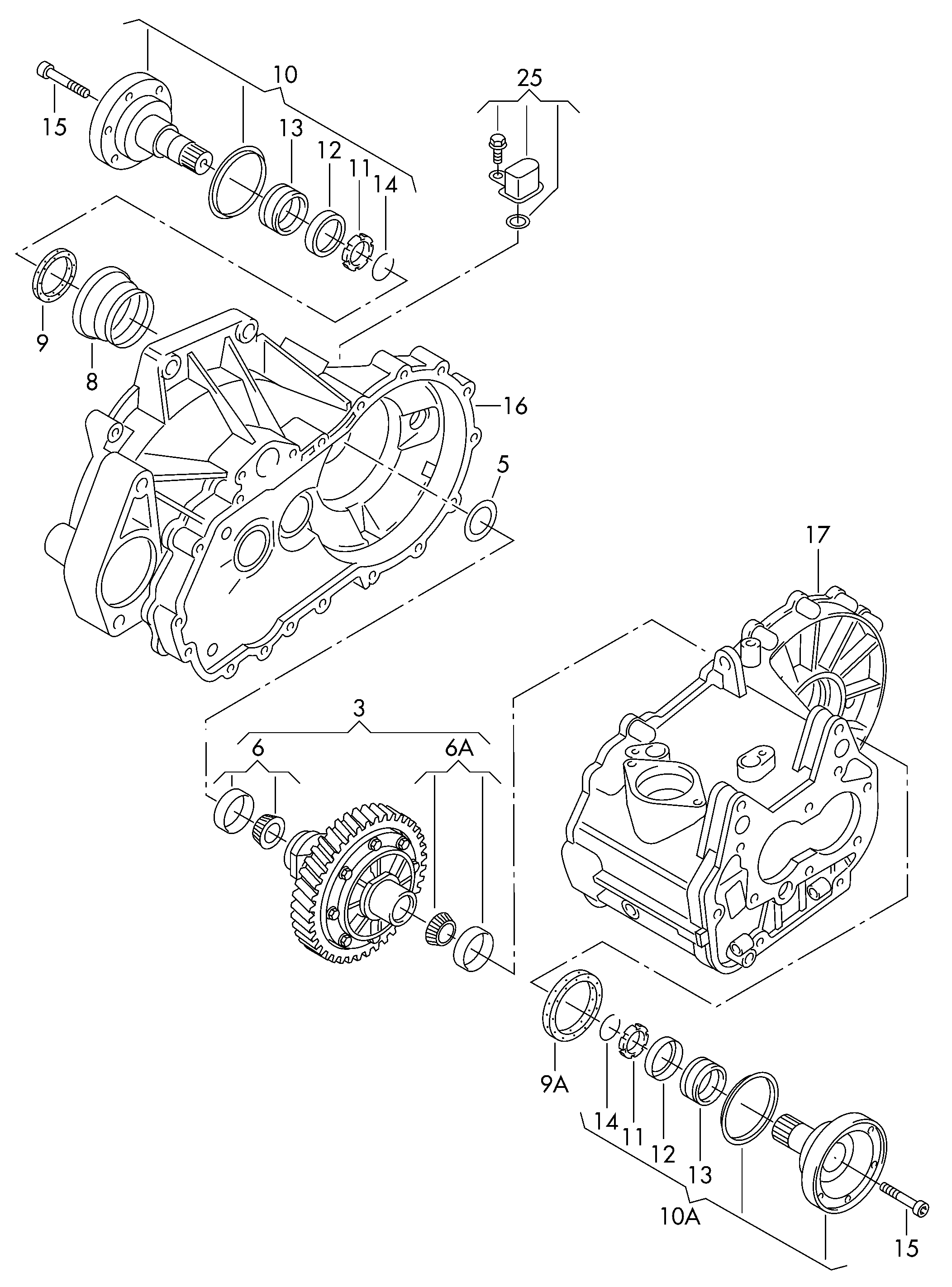 Skoda 02T409189K - Shaft Seal, differential onlydrive.pro