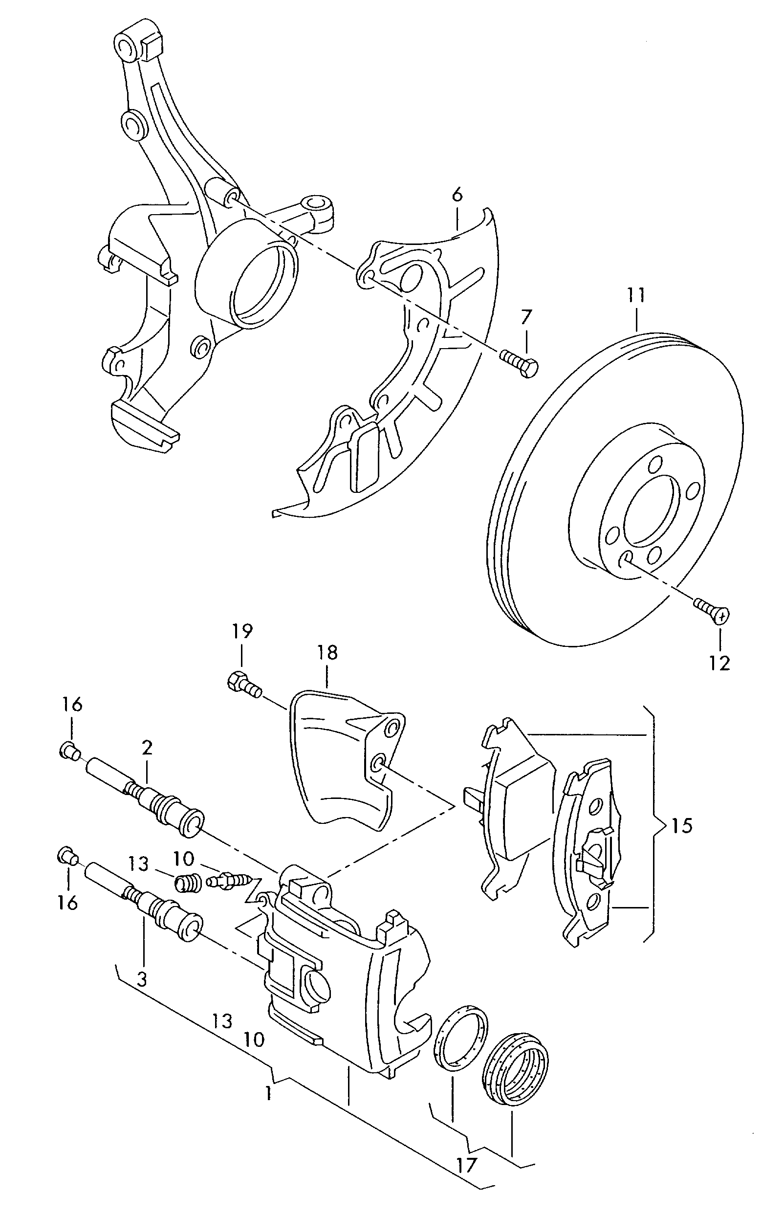 VW JZW 615 301 N - Brake Disc onlydrive.pro