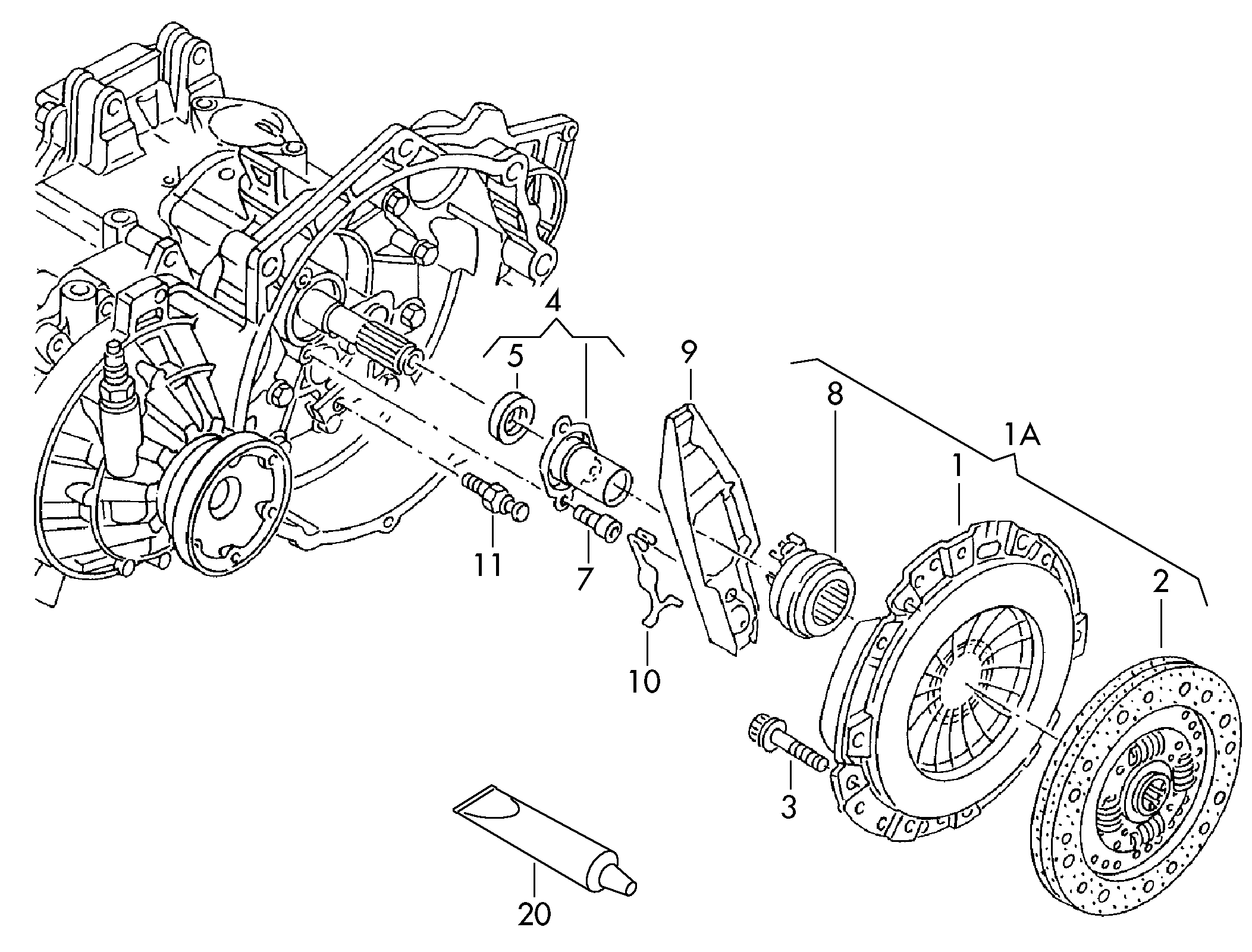 Seat 03L 141 032 A - Диск сцепления, фрикцион onlydrive.pro