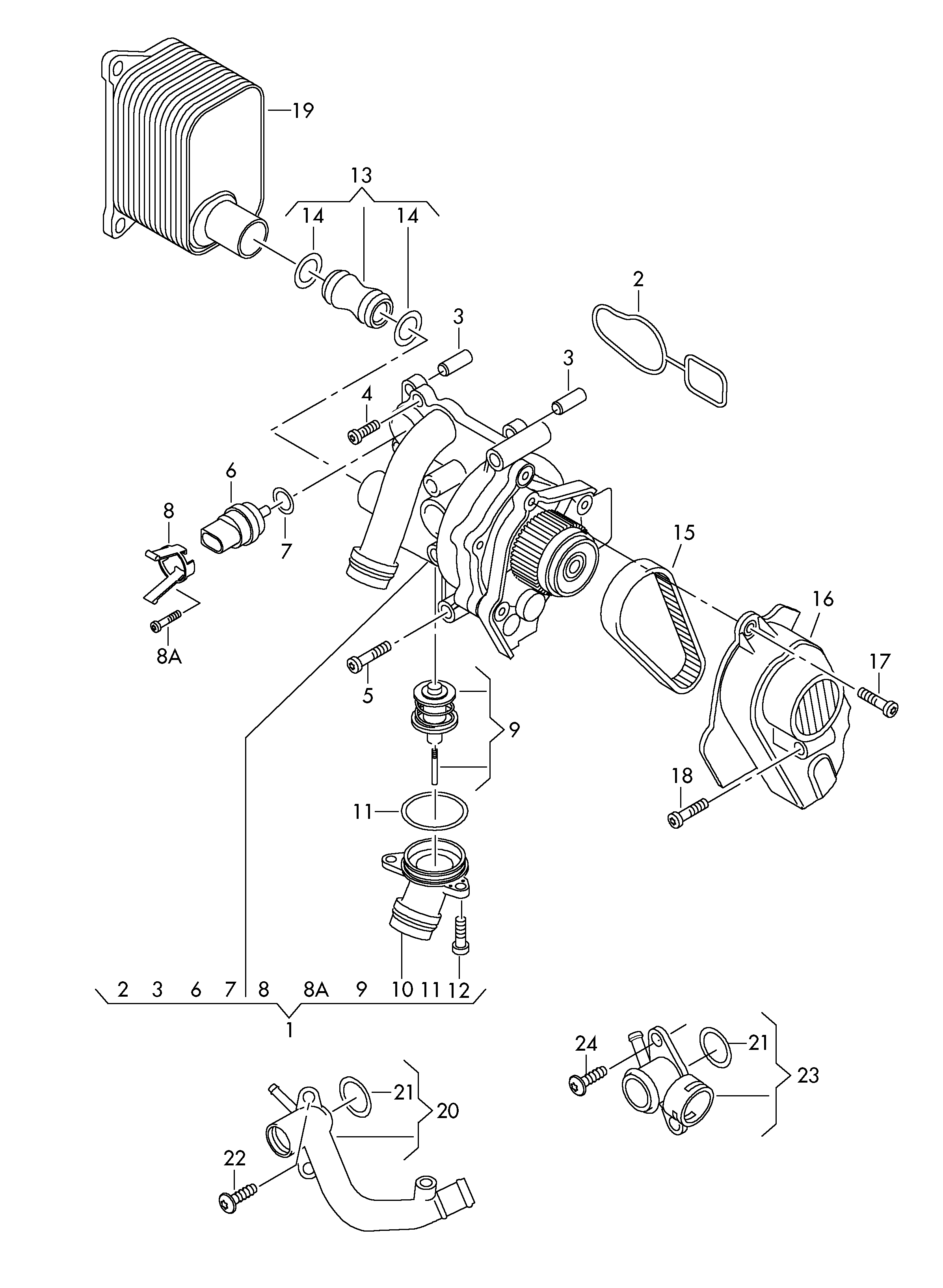 VAG 06H 121 026BF* - Water Pump onlydrive.pro