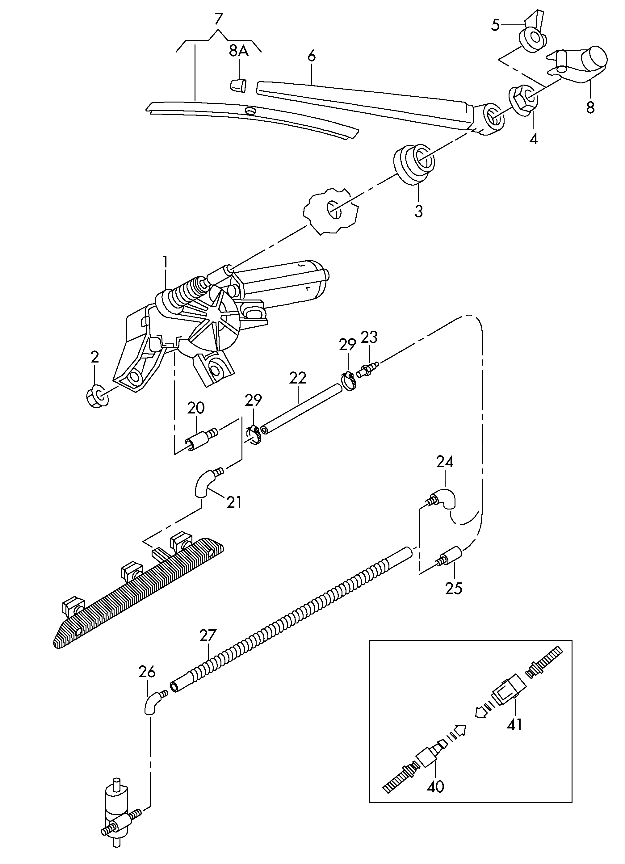 Skoda 5JA 955 425 - Pyyhkijänsulka onlydrive.pro