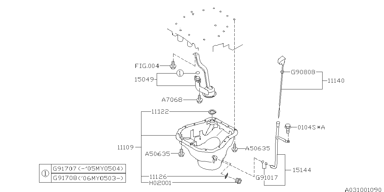 Subaru 806917080 - Blīve, Ieplūdes kolektors onlydrive.pro