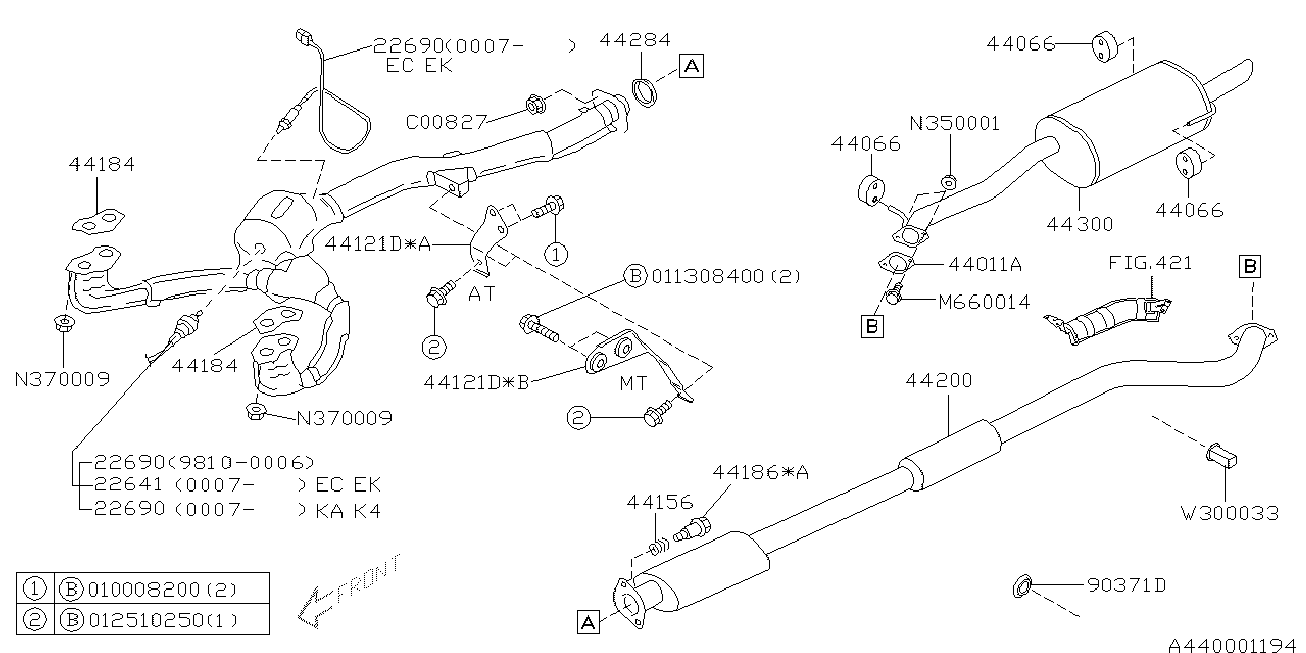 Subaru 22690-AA310 - Lambda zonde onlydrive.pro