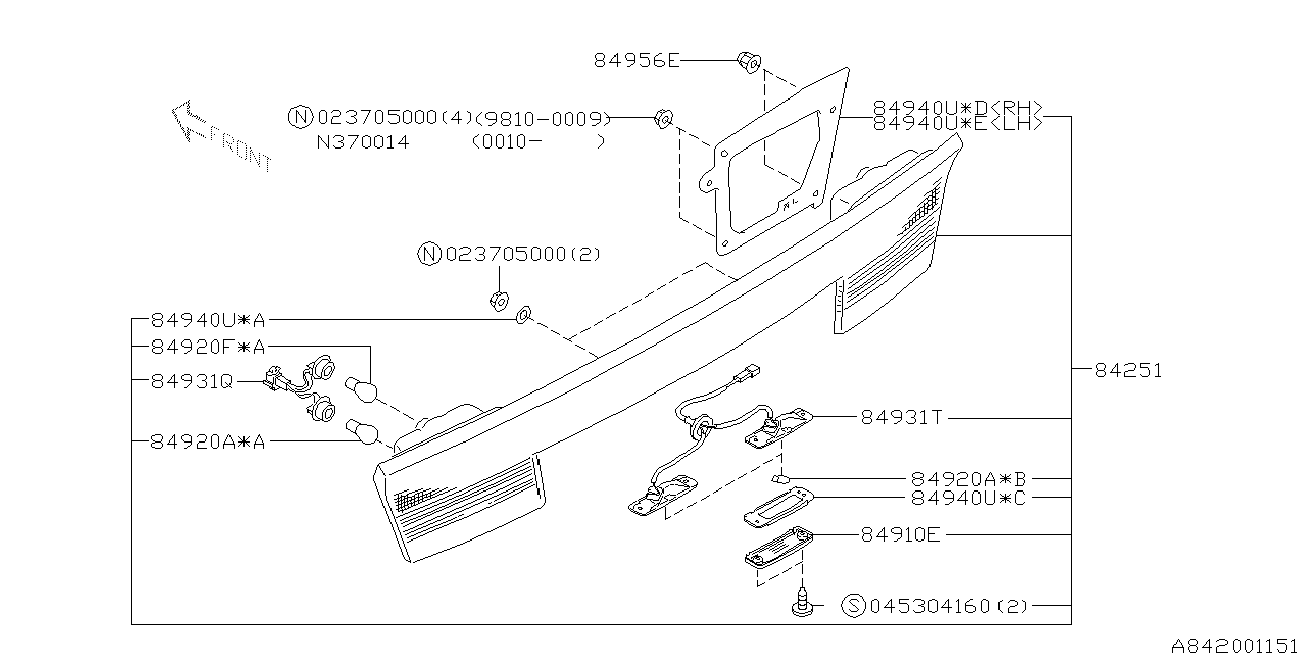 Subaru 68410-2430 - Lemputė, prietaisų skydelio apšvietimas onlydrive.pro