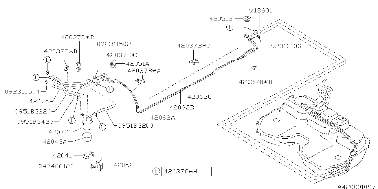 Subaru 42053AA000 - Lęšis, prožektorius onlydrive.pro