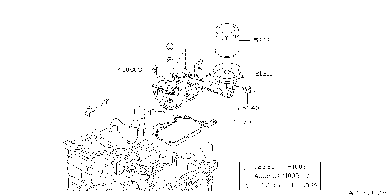 Subaru 15208-AA110 - Масляный фильтр onlydrive.pro