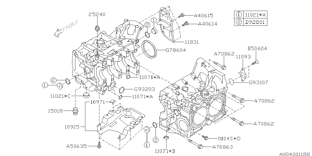 Subaru 25240KA050 - Devējs, Eļļas spiediens onlydrive.pro