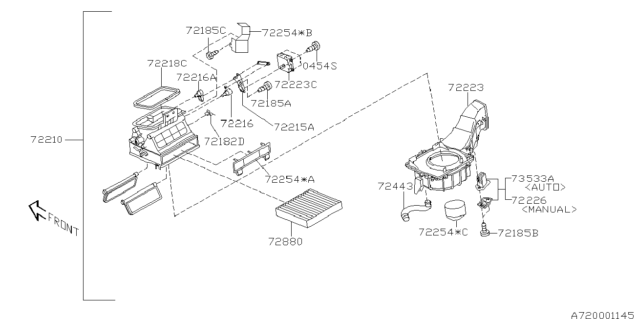 Subaru 72880-FE000 - Filter, interior air onlydrive.pro