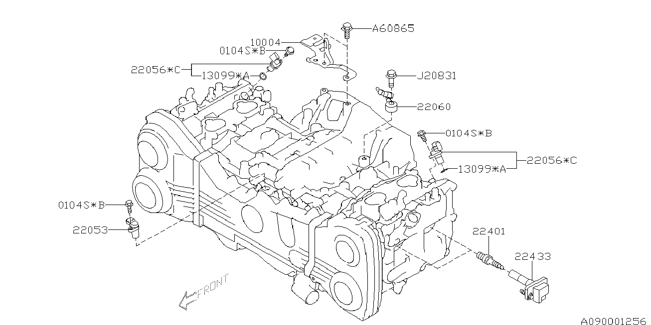 Subaru 22401AA750 - Spark Plug onlydrive.pro