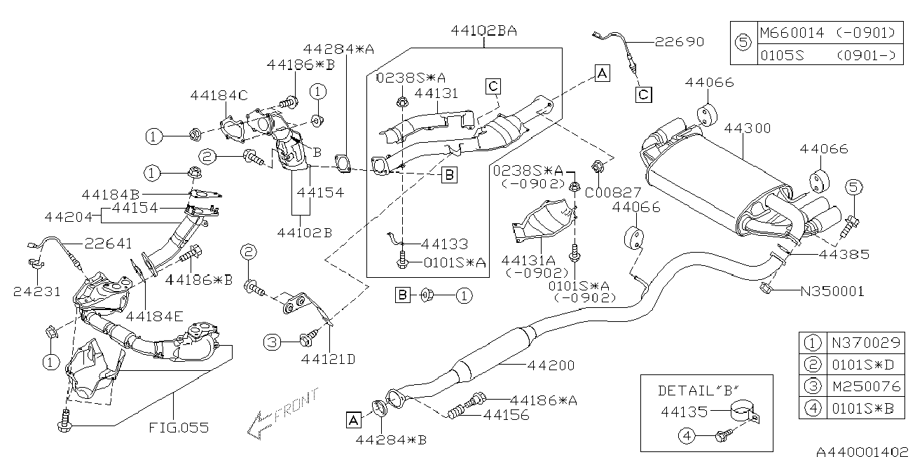 Subaru 22690AA850 - Lambda jutiklis onlydrive.pro