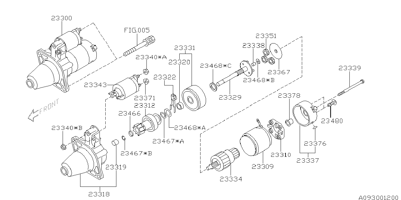 NISSAN 23300AA650 - Starter onlydrive.pro