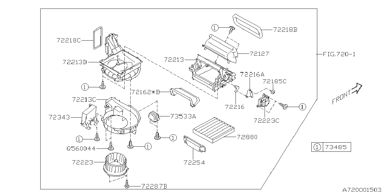 Subaru 72880AL000 - Suodatin, sisäilma onlydrive.pro