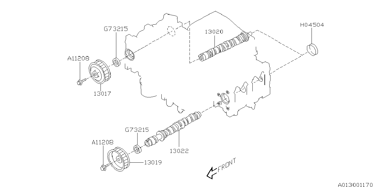 Subaru 80673-2150 - Võlli rõngastihend, Nukkvõll onlydrive.pro