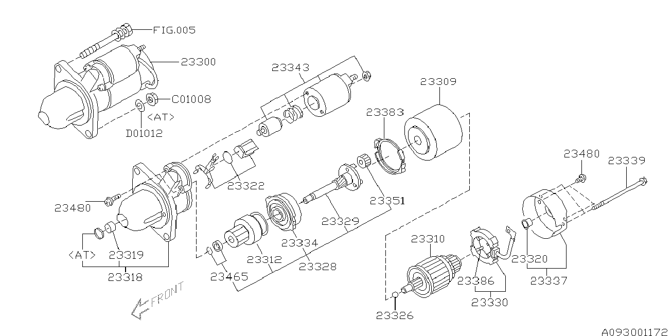 NISSAN 23300AA450 - Starter onlydrive.pro