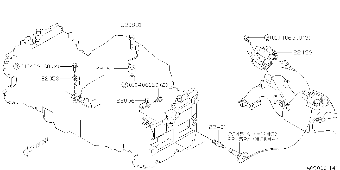 Subaru 22060-AA070 - Knock Sensor onlydrive.pro