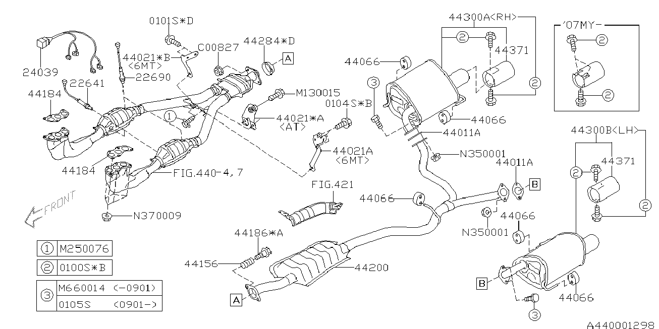 Subaru 22690-AA840 - Lambda jutiklis onlydrive.pro