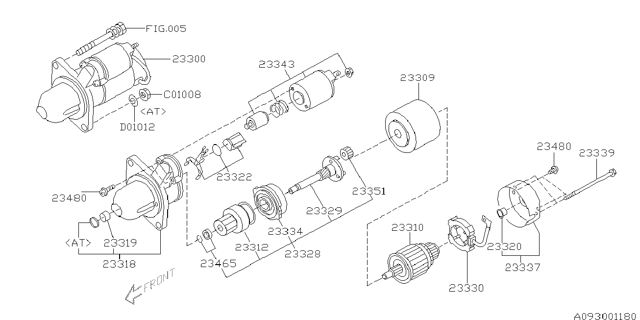 Subaru 23300AA570 - Starter onlydrive.pro