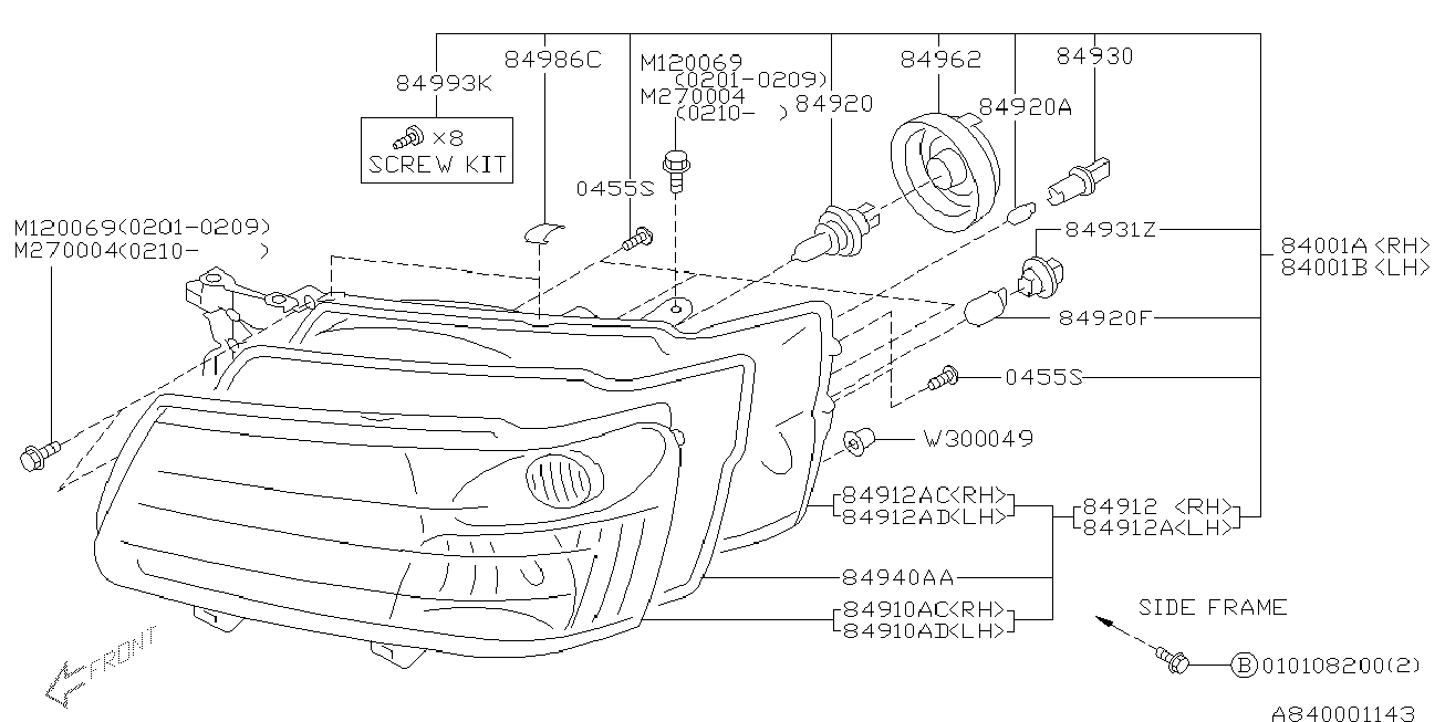 Subaru 84920AA070 - Kvēlspuldze, Miglas lukturis onlydrive.pro