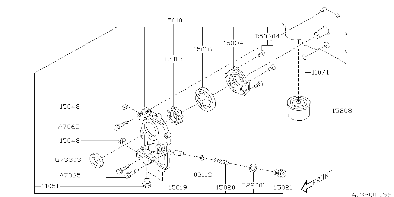 Subaru 15208-AA080 - Alyvos filtras onlydrive.pro